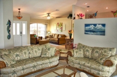Large open layout w/TV family room & separate seating area for quiet time.