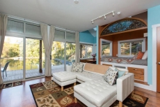 Fantasy Getaway Cottage on Private Pond with Waterfall, Rock Pool and Hot Tub