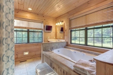 Waterfront cabin w/ gas fireplace, deck & foosball - close to town & the river! Property overview