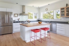 Contemporary home overlooking the Kennebec awaits your Summer vacation