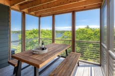 Contemporary home overlooking the Kennebec awaits your Summer vacation