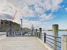 2 Historic District Condos with River-View Balconies, Highly Walkable Locale