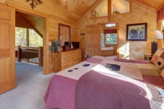 Charming, dog-friendly cabin with two decks, hot tub, waterfall, and more!