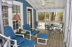 Screened in portion of front porch